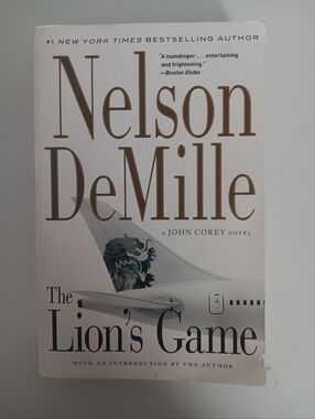 The Lion's Game Paperback Book By Nelson Demille